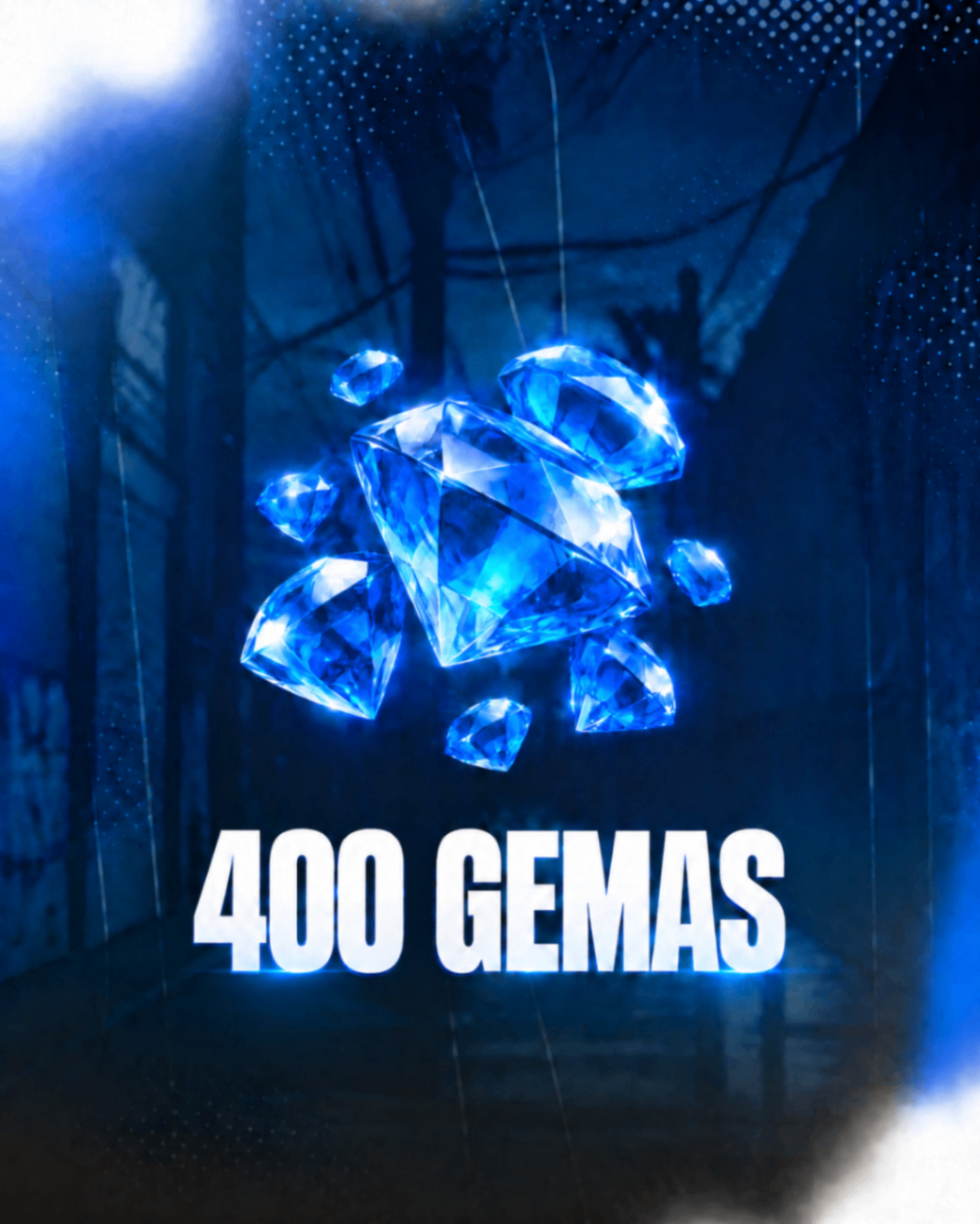400 Gemas +40 de bônus