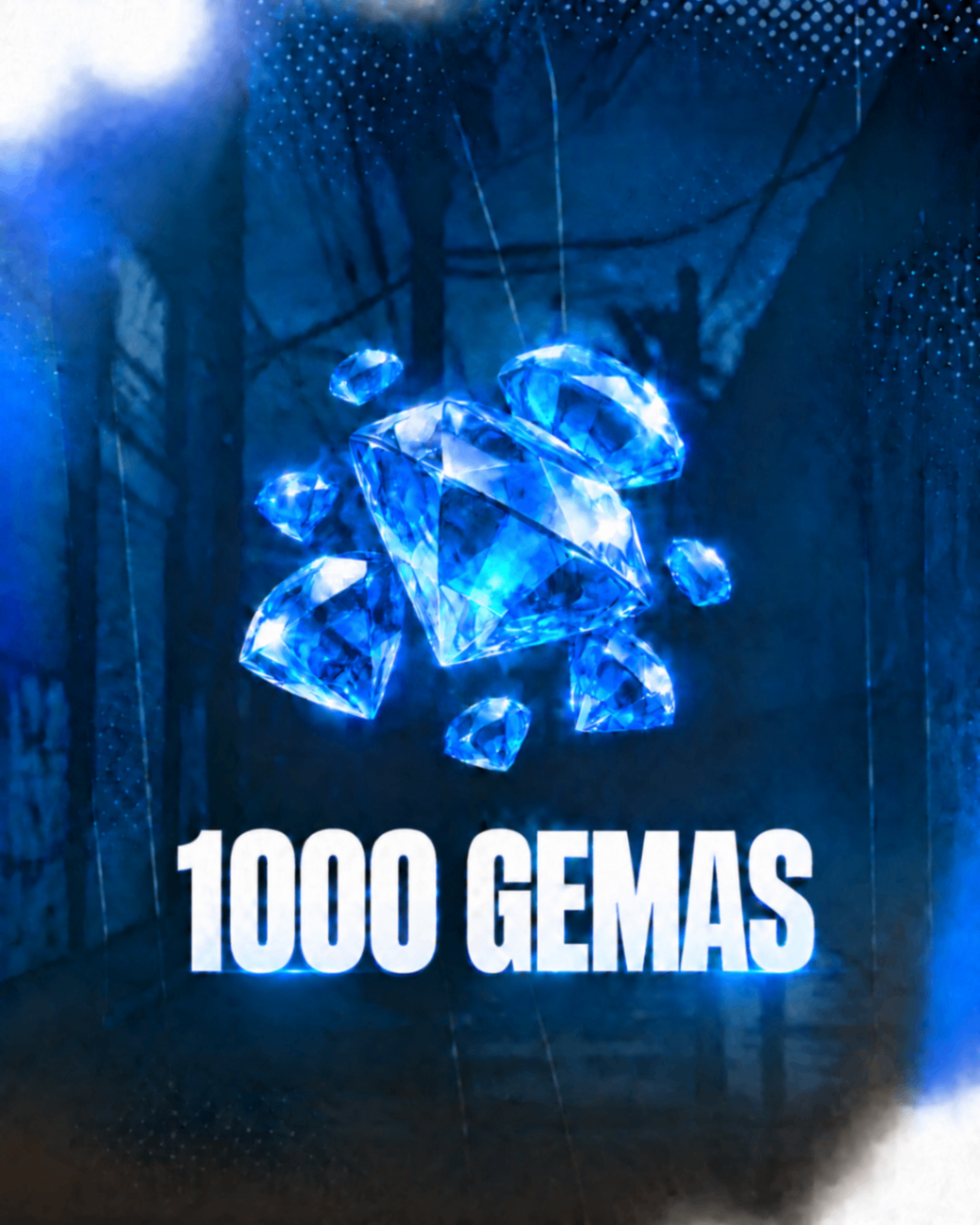 1000 Gemas +100 de bônus