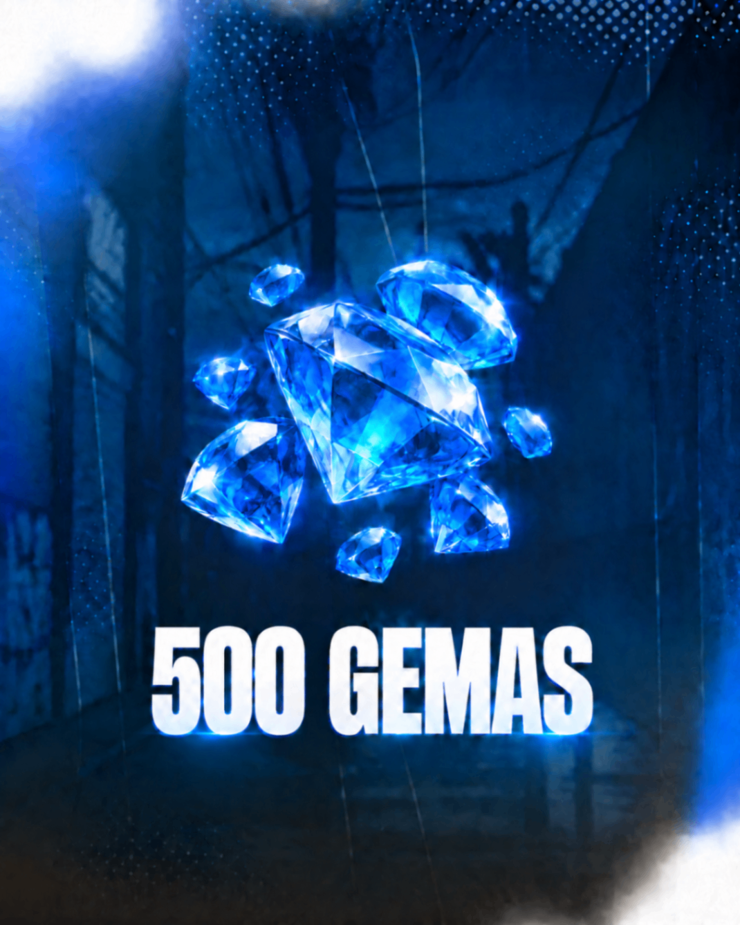 500 Gemas +50 de bônus
